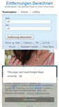 Mobile Screenshot of entfernungenberechnen.com